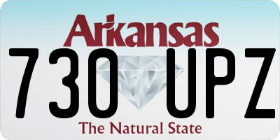 AR license plate 730UPZ