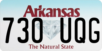 AR license plate 730UQG