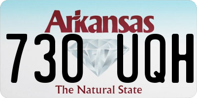 AR license plate 730UQH