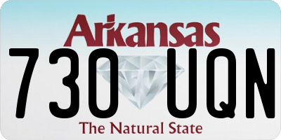AR license plate 730UQN