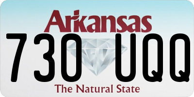 AR license plate 730UQQ
