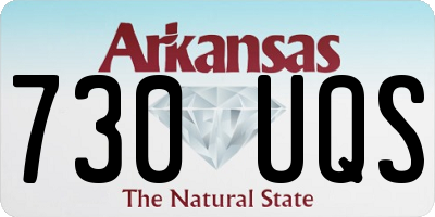 AR license plate 730UQS