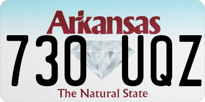 AR license plate 730UQZ