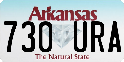 AR license plate 730URA