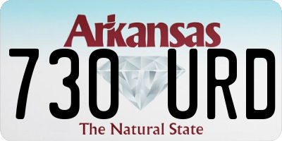 AR license plate 730URD