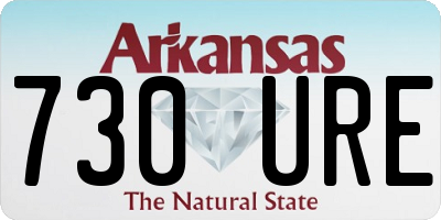 AR license plate 730URE