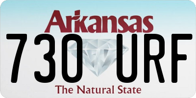AR license plate 730URF