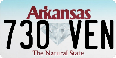 AR license plate 730VEN