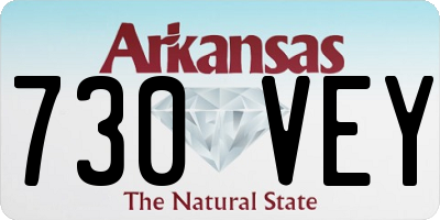 AR license plate 730VEY