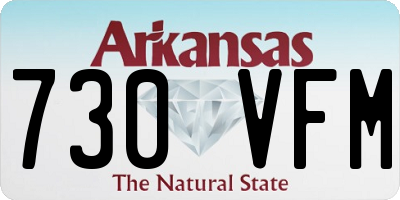 AR license plate 730VFM