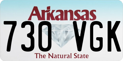 AR license plate 730VGK