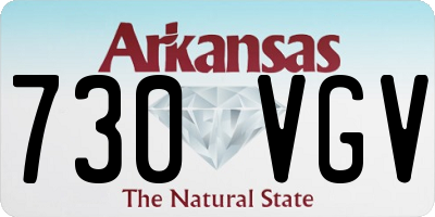AR license plate 730VGV