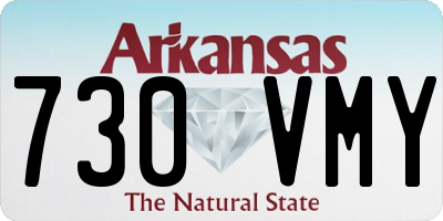 AR license plate 730VMY