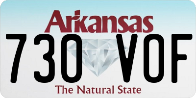 AR license plate 730VOF