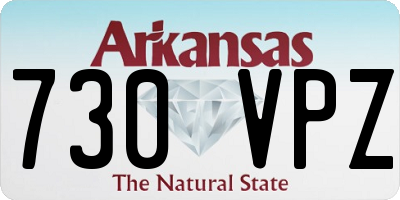 AR license plate 730VPZ