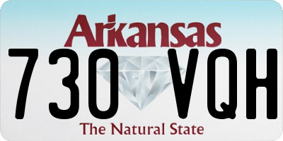 AR license plate 730VQH