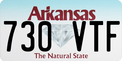 AR license plate 730VTF