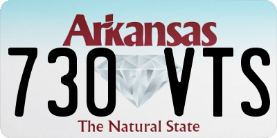 AR license plate 730VTS
