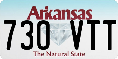 AR license plate 730VTT