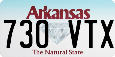 AR license plate 730VTX