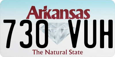 AR license plate 730VUH