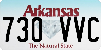 AR license plate 730VVC