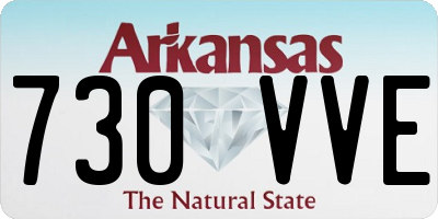 AR license plate 730VVE