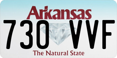 AR license plate 730VVF