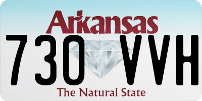 AR license plate 730VVH