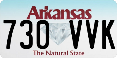 AR license plate 730VVK