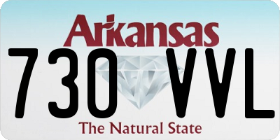 AR license plate 730VVL
