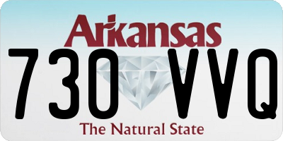 AR license plate 730VVQ