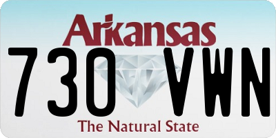 AR license plate 730VWN