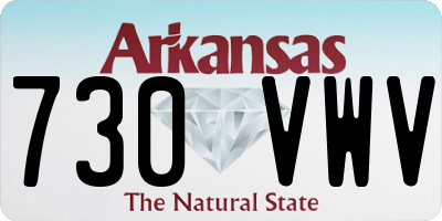 AR license plate 730VWV