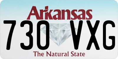 AR license plate 730VXG