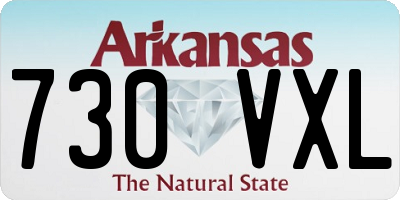 AR license plate 730VXL