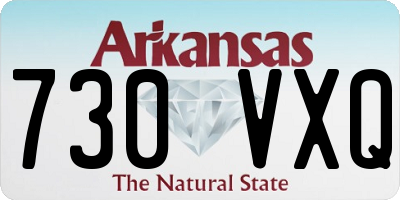 AR license plate 730VXQ