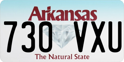AR license plate 730VXU