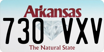 AR license plate 730VXV