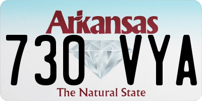 AR license plate 730VYA