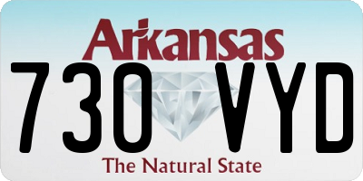 AR license plate 730VYD