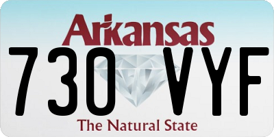 AR license plate 730VYF