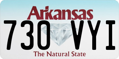 AR license plate 730VYI