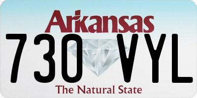 AR license plate 730VYL
