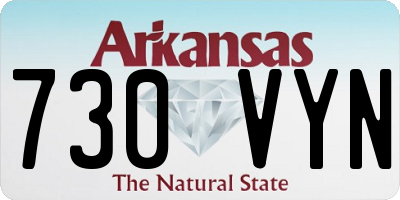 AR license plate 730VYN