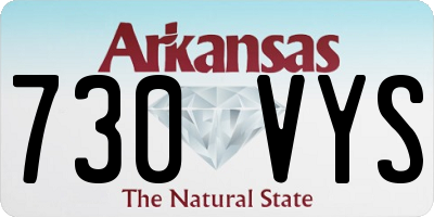 AR license plate 730VYS