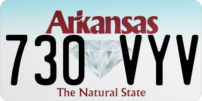 AR license plate 730VYV