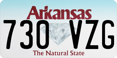 AR license plate 730VZG