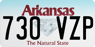 AR license plate 730VZP