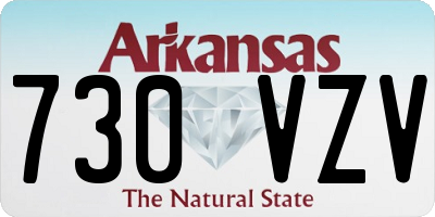 AR license plate 730VZV